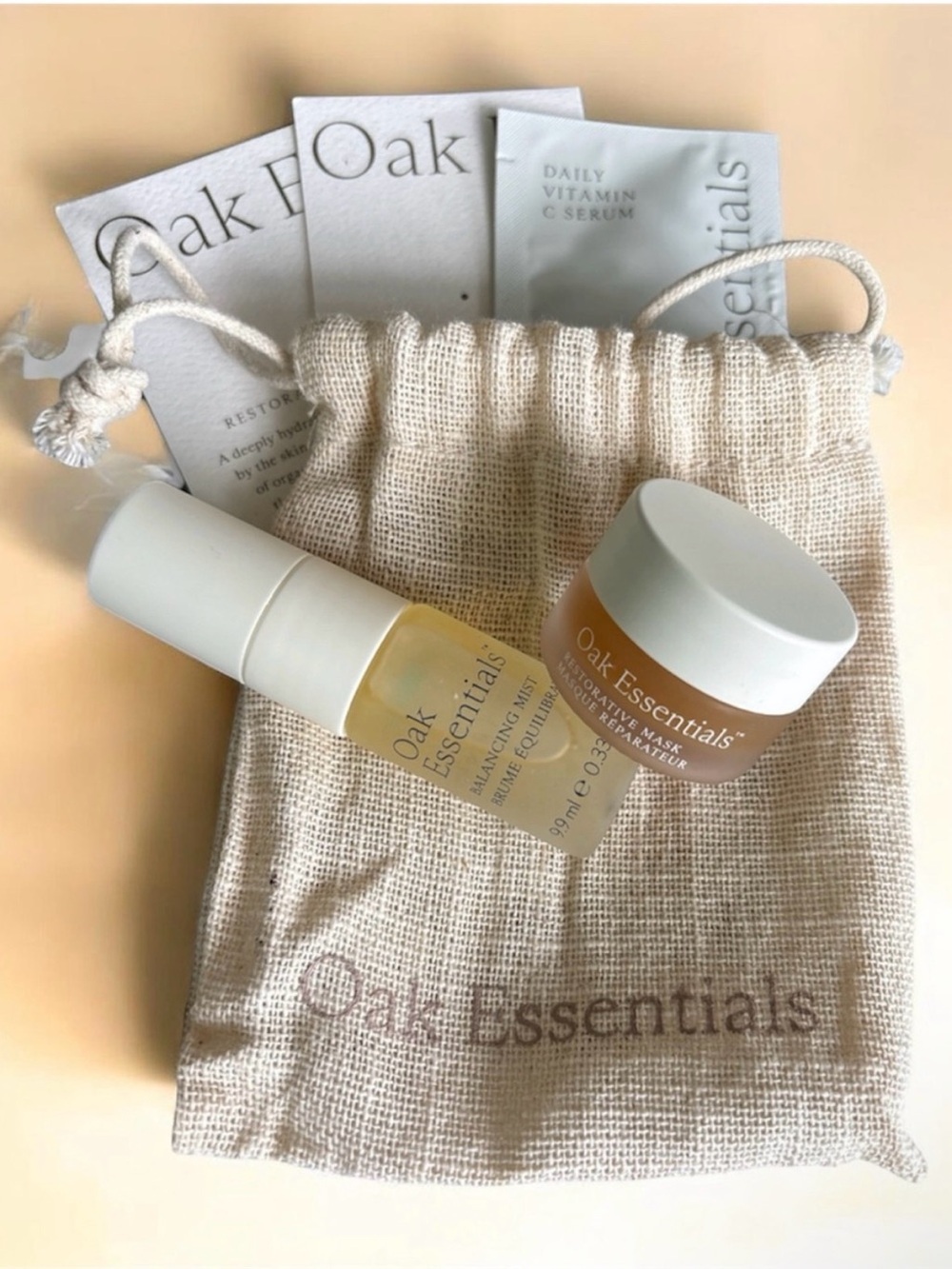 Oak Essentials Routine Simple Step Skincare Routine Ritual Set NWT - Picture 6 of 6
